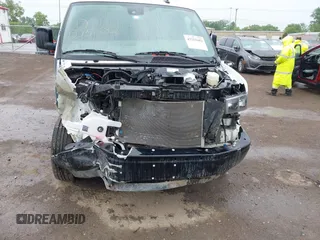 2024 Chevrolet Express Cargo with VIN 1GCWGAFP0R1250412, listed as a IAAI auction lot 42251682 with 9,199 mi miles and . Bid and sale history available at DreamBid. Image 6.