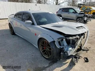 2021 Dodge Charger SRT Hellcat Redeye Widebody with VIN 2C3CDXL91MH630216, listed as a Copart auction lot 43798575 with 24,707 mi miles and Salvage Title. Bid and sale history available at carsss.com. Image 11.