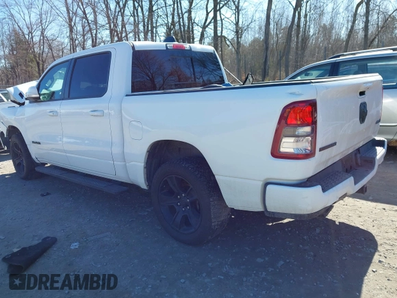 2020 Ram 1500 Big Horn with VIN 1C6SRFFTXLN183344, listed as a IAAI auction lot 41541202 with 71,072 mi miles. Bid and sale history available at carsss.com. Image 3.