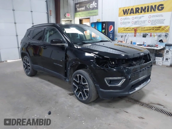 2021 Jeep Compass Limited with VIN 3C4NJDCBXMT600248, listed as a IAAI auction lot 42224412 with 58,832 mi miles and . Bid and sale history available at DreamBid. Image 1.