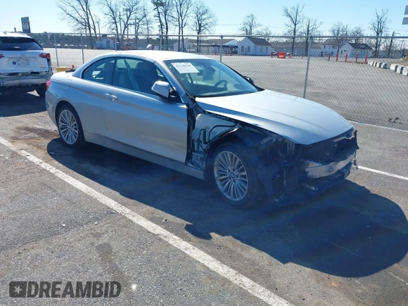 2015 BMW 4 Series 435i xDrive with VIN WBA3T7C50FPW79740, listed as a IAAI auction lot 41740148 with 90,205 mi miles and . Bid and sale history available at carsss.com. Image 1.