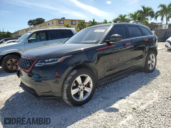 2018 Land Rover Range Rover Velar S z VIN SALYB2RN4JA713933, wystawiony jako Copart lot #48018505 z przebiegiem 62 358 mil mil oraz Szkoda całkowita • Salvage title. Historia ofert i sprzedaży dostępna na DreamBid. Obrazek 1.