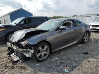 2015 Lexus RC 350 F Sport with VIN JTHSE5BC6F5001811, listed as a Copart auction lot 60529375 with 128,464 mi miles and Clean title. Bid and sale history available at DreamBid. Image 1.