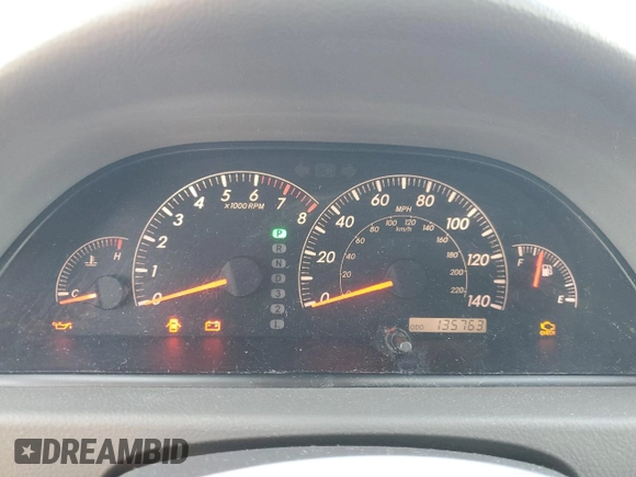2006 Toyota Camry STD with VIN 4T1BE30K36U711539, listed as a Copart auction lot 65650005 with 135,763 mi miles and Salvage title. Bid and sale history available at DreamBid. Image 9.