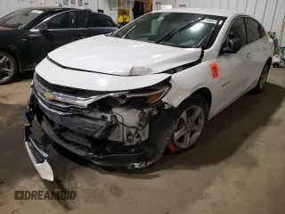 2022 Chevrolet Malibu LS with VIN 1G1ZB5ST0NF170846, listed as a Copart auction lot 54180475 with 92,787 mi miles and Clean Title. Bid and sale history available at DreamBid. Image 1.