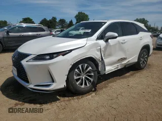 2021 Lexus RX 350L with VIN JTJHZKFA0M2030272, listed as a Copart auction lot 56306235 with 38,238 mi miles and Salvage title. Bid and sale history available at DreamBid. Image 1.