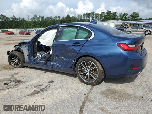 2021 BMW 3 Series 330i with VIN 3MW5R1J06M8B74986, listed as a Copart auction lot 60648895 with Not provided miles and Salvage title. Bid and sale history available at DreamBid. Image 2.