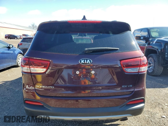 2018 Kia Sorento EX with VIN 5XYPHDA54JG371120, listed as a Copart auction lot 49114435 with 103,319 mi miles and Clean Title. Bid and sale history available at carsss.com. Image 6.