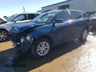 2021 Chevrolet Equinox LT with VIN 2GNAXUEV5M6148158, listed as a Copart auction lot 46688855 with 109,271 mi miles and Salvage Title. Bid and sale history available at DreamBid. Image 1.