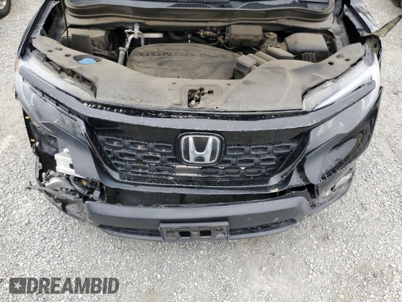 2021 Honda Passport EX-L with VIN 5FNYF7H53MB010524, listed as a Copart auction lot 50022685 with 18,882 mi miles and Salvage title. Bid and sale history available at DreamBid. Image 12.