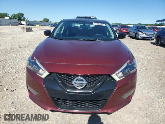 2017 Nissan Maxima SR z VIN 1N4AA6APXHC434345, wystawiony jako Copart lot #57636165 z przebiegiem 73 618 mil mil oraz Szkoda całkowita • Salvage title. Historia ofert i sprzedaży dostępna na DreamBid. Obrazek 5.