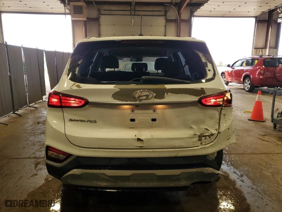 2019 Hyundai Santa Fe SE with VIN 5NMS23AD6KH009486, listed as a Copart auction lot 52077145 with 152,068 mi miles and Salvage Title. Bid and sale history available at carsss.com. Image 6.