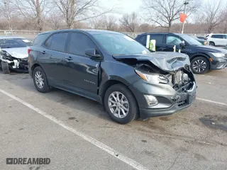 2019 Chevrolet Equinox LS with VIN 3GNAXHEV5KL214904, listed as a IAAI auction lot 41779515 with 76,678 mi miles. Bid and sale history available at carsss.com. Image 1.