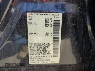 2017 Nissan Altima SV с VIN 1N4AL3AP4HC245151, выставлен на аукционе Copart как лот 54529355 с пробегом 70 824 миль миль и Списание • Salvage title. История ставок и продаж доступна на DreamBid. Изображение 12.