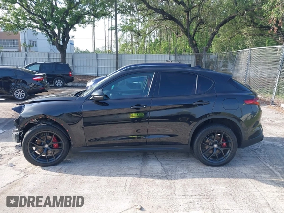2019 Alfa Romeo Stelvio Ti with VIN ZASPAKBN6K7C46780, listed as a IAAI auction lot 41925163 with Not provided miles and . Bid and sale history available at DreamBid. Image 14.