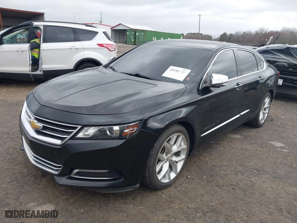 2015 Chevrolet Impala LTZ with VIN 2G1165S34F9210681, listed as a IAAI auction lot 41696745 with 117,037 mi miles. Bid and sale history available at carsss.com. Image 2.