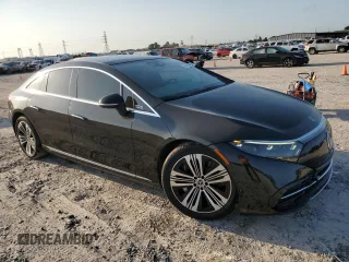 2022 Mercedes-Benz EQS with VIN W1KCG2DB6NA013858, listed as a Copart auction lot 66026954 with 37,422 mi miles and Salvage Title. Bid and sale history available at carsss.com. Image 4.