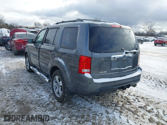 2012 Honda Pilot EX-L with VIN 5FNYF4H52CB013539, listed as a IAAI auction lot 40987268 with 93,022 mi miles and . Bid and sale history available at DreamBid. Image 3.