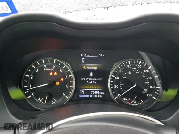 2020 Infiniti Q50 Pure with VIN JN1EV7AP8LM200815, listed as a Copart auction lot 87934935 with 76,493 mi miles and Salvage title. Bid and sale history available at DreamBid. Image 9.