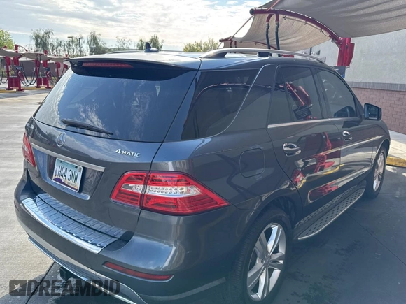 2012 Mercedes-Benz M 350 with VIN 4JGDA5HBXCA016296, listed as a Copart auction lot 56324565 with 168,514 mi miles and Clean Title. Bid and sale history available at DreamBid. Image 4.