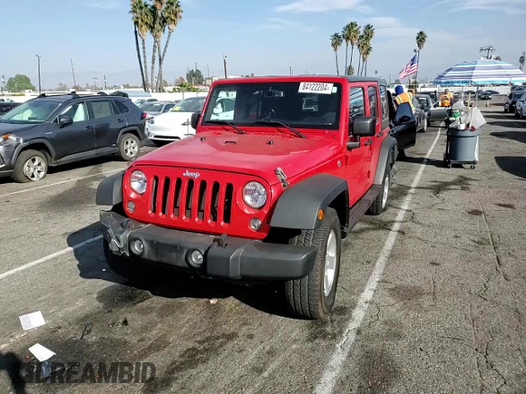 2018 Jeep Wrangler JK Unlimited Sport S with VIN 1C4HJWDGXJL855671, listed as a Copart auction lot 84122204 with 86,527 mi miles and Salvage Title. Bid and sale history available at carsss.com. Image 11.