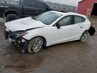 2016 Mazda 3 S Touring with VIN JM1BM1M35G1352549, listed as a Copart auction lot 40374114 with Not provided miles and Salvage title. Bid and sale history available at DreamBid. Image 1.