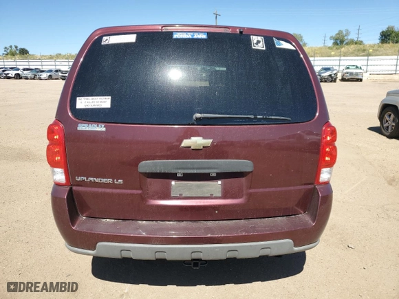 2007 Chevrolet Uplander LS Fleet with VIN 1GNDV23147D119375, listed as a Copart auction lot 72281224 with NaN miles and Salvage Title. Bid and sale history available at carsss.com. Image 6.