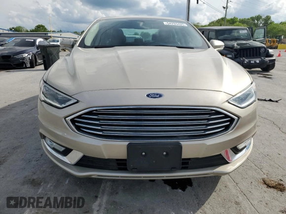 2017 Ford Fusion Titanium with VIN 3FA6P0K99HR166567, listed as a Copart auction lot 54293425 with 0 mi miles and Salvage Title. Bid and sale history available at carsss.com. Image 5.