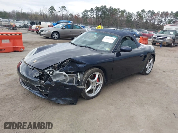 2003 Porsche Boxster S с VIN WP0CB29853U662035, выставлен на аукционе IAAI как лот 41845536 с пробегом 42 026 миль миль и . История ставок и продаж доступна на DreamBid. Изображение 2.