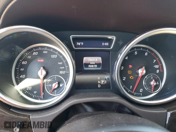 2018 Mercedes-Benz GLS 450 with VIN 4JGDF6EE7JB149174, listed as a Copart auction lot 49499445 with 90,870 mi miles and Salvage Title. Bid and sale history available at DreamBid. Image 9.