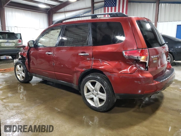 2009 Subaru Forester X with VIN JF2SH63669G754451, listed as a Copart auction lot 60524955 with Not provided miles and Salvage title. Bid and sale history available at DreamBid. Image 2.