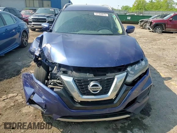 2017 Nissan Rogue S with VIN KNMAT2MT8HP543062, listed as a Copart auction lot 57103075 with 178,082 mi miles and Clean title. Bid and sale history available at DreamBid. Image 13.