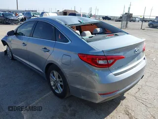 2016 Hyundai Sonata 2.4L with VIN 5NPE24AF0GH363180, listed as a IAAI auction lot 42078760 with 150,430 mi miles and . Bid and sale history available at carsss.com. Image 3.