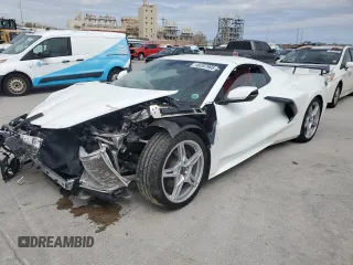 2024 Chevrolet Corvette 2LT z VIN 1G1YB3D46R5112578, wystawiony jako Copart lot #48207985 z przebiegiem 11 398 mil mil oraz Szkoda całkowita • Salvage title. Historia ofert i sprzedaży dostępna na DreamBid. Obrazek 1.