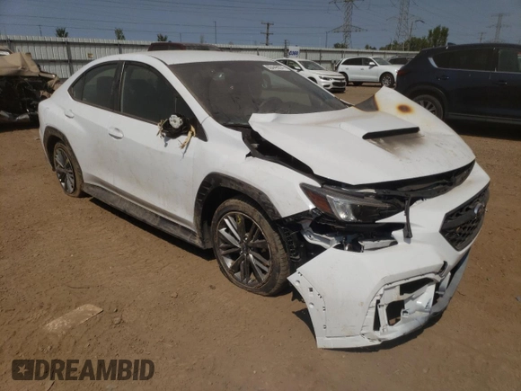 2023 Subaru WRX with VIN JF1VBAB69P8818416, listed as a Copart auction lot 68448934 with Not provided miles and Salvage title. Bid and sale history available at DreamBid. Image 4.