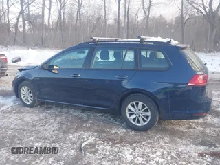 2017 Volkswagen Golf SportWagen S with VIN 3VWC17AU0HM502498, listed as a IAAI auction lot 41326696 with 158,663 mi miles. Bid and sale history available at carsss.com. Image 14.