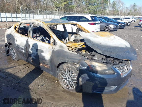 2013 Nissan Sentra S with VIN 3N1AB7AP6DL671168, listed as a IAAI auction lot 41770027 with Not Provided miles and . Bid and sale history available at DreamBid. Image 1.