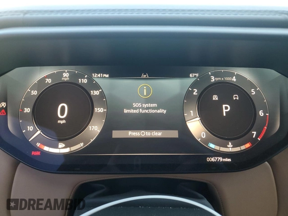 2024 Land Rover Range Rover Sport Dynamic SE with VIN SAL1L9FU9RA183859, listed as a Copart auction lot 49987995 with 6,779 mi miles and Clean Title. Bid and sale history available at DreamBid. Image 9.
