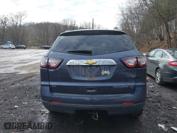2014 Chevrolet Traverse LS z VIN 1GNKVFED4EJ113130, wystawiony jako IAAI lot #41950978 z przebiegiem 140 822 mil mil oraz . Historia ofert i sprzedaży dostępna na DreamBid. Obrazek 17.