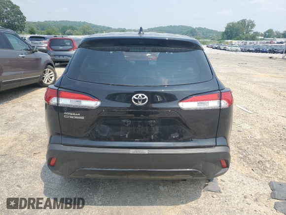 2024 Toyota Corolla Cross L with VIN 7MUAAAAG4RV097805, listed as a Copart auction lot 59846765 with 11,427 mi miles and Salvage title. Bid and sale history available at DreamBid. Image 6.