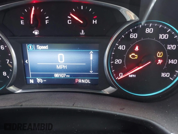 2019 Chevrolet Equinox LT z VIN 2GNAXUEV5K6255479, wystawiony jako IAAI lot #41381016 z przebiegiem 86 107 mil mil oraz . Historia ofert i sprzedaży dostępna na DreamBid. Obrazek 16.