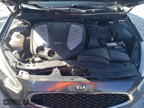 2014 Kia Cadenza Premium with VIN KNALN4D75E5134135, listed as a Copart auction lot 84601824 with 77,871 mi miles and Salvage Title. Bid and sale history available at carsss.com. Image 11.
