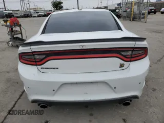 2019 Dodge Charger Scat Pack with VIN 2C3CDXGJXKH520282, listed as a Copart auction lot 57492795 with 46,261 mi miles and Salvage Title. Bid and sale history available at DreamBid. Image 6.