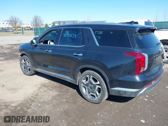 2024 Hyundai Palisade Limited z VIN KM8R5DGE1RU725867, wystawiony jako IAAI lot #41790529 z przebiegiem 33 869 mil mil oraz . Historia ofert i sprzedaży dostępna na DreamBid. Obrazek 3.