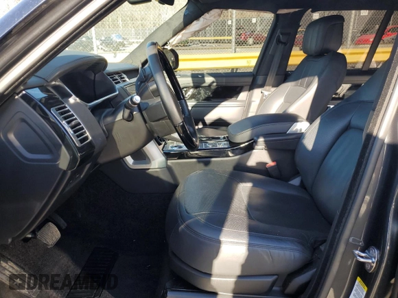 2019 Land Rover Range Rover with VIN SALGS2RE7KA561868, listed as a Copart auction lot 42425395 with Not provided miles and Salvage title. Bid and sale history available at DreamBid. Image 7.
