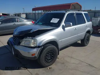 2001 Honda CR-V SE with VIN JHLRD18761S016327, listed as a IAAI auction lot 41224113 with 180,368 mi miles. Bid and sale history available at carsss.com. Image 17.