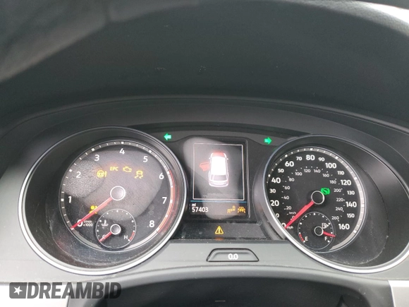2021 Volkswagen Atlas SE with VIN 1V2MR2CA2MC585075, listed as a Copart auction lot 88780635 with 57,403 mi miles and Salvage title. Bid and sale history available at DreamBid. Image 9.