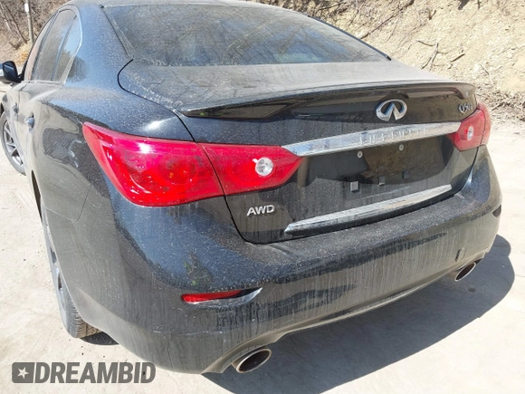 2015 Infiniti Q50 Premium with VIN JN1BV7AR2FM420542, listed as a IAAI auction lot 41787473 with 83,955 mi miles. Bid and sale history available at carsss.com. Image 12.