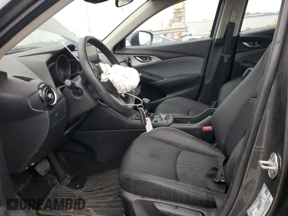 2019 Mazda CX-3 Touring with VIN JM1DKFC73K0412441, listed as a Copart auction lot 89316845 with 56,312 mi miles and Salvage Title. Bid and sale history available at carsss.com. Image 7.