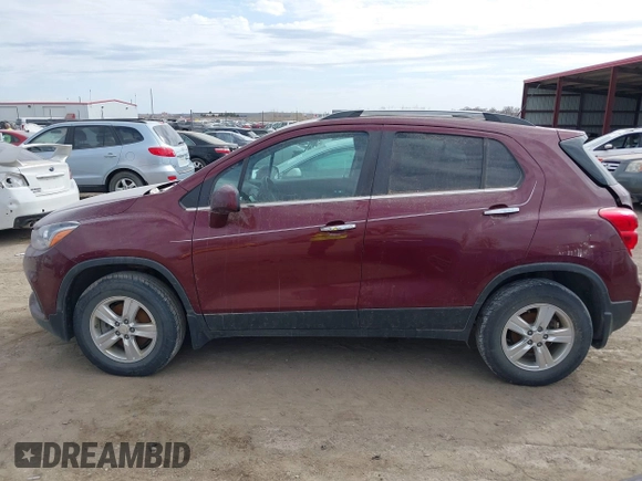 2017 Chevrolet Trax LT with VIN 3GNCJPSB5HL262068, listed as a IAAI auction lot 41904657 with 132,559 mi miles. Bid and sale history available at carsss.com. Image 14.
